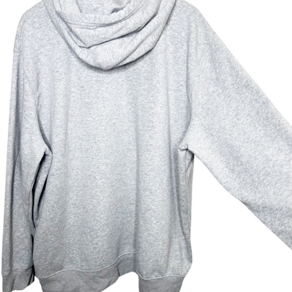 Levi's Unisex Logo Standard Heather Grey Oversized Hoodie Pullover Sweatshirt - Picture 10 of 16